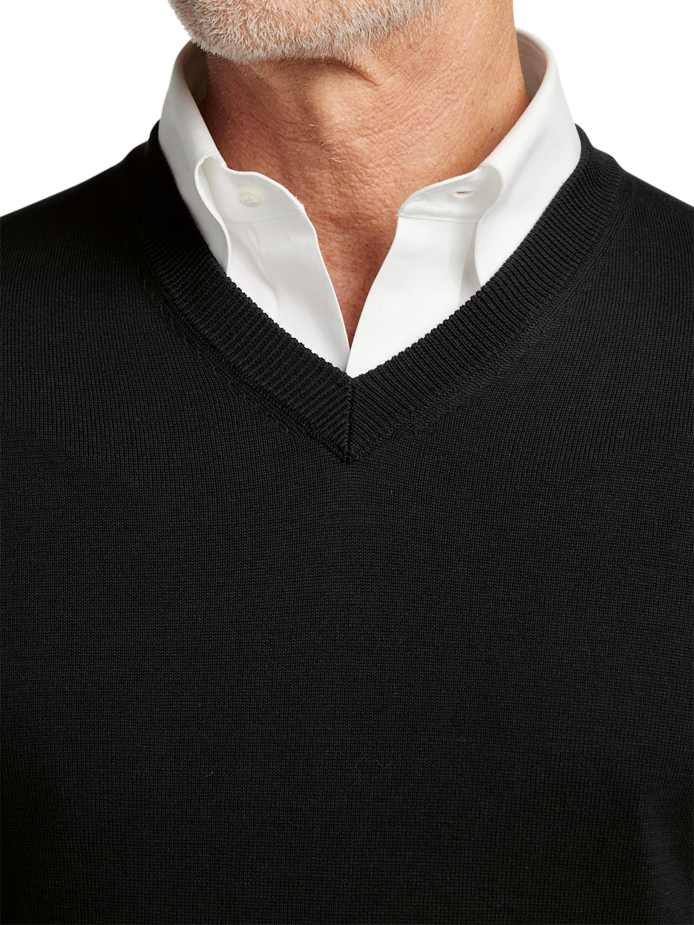 Alternate Image of Supima Cotton V-neck Sweater-2