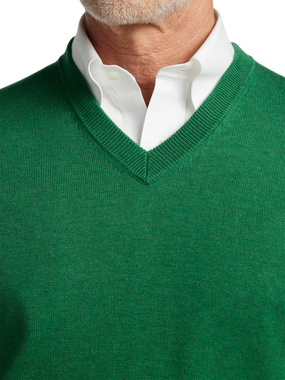 Alternate Image of Supima Cotton V-neck Sweater-2