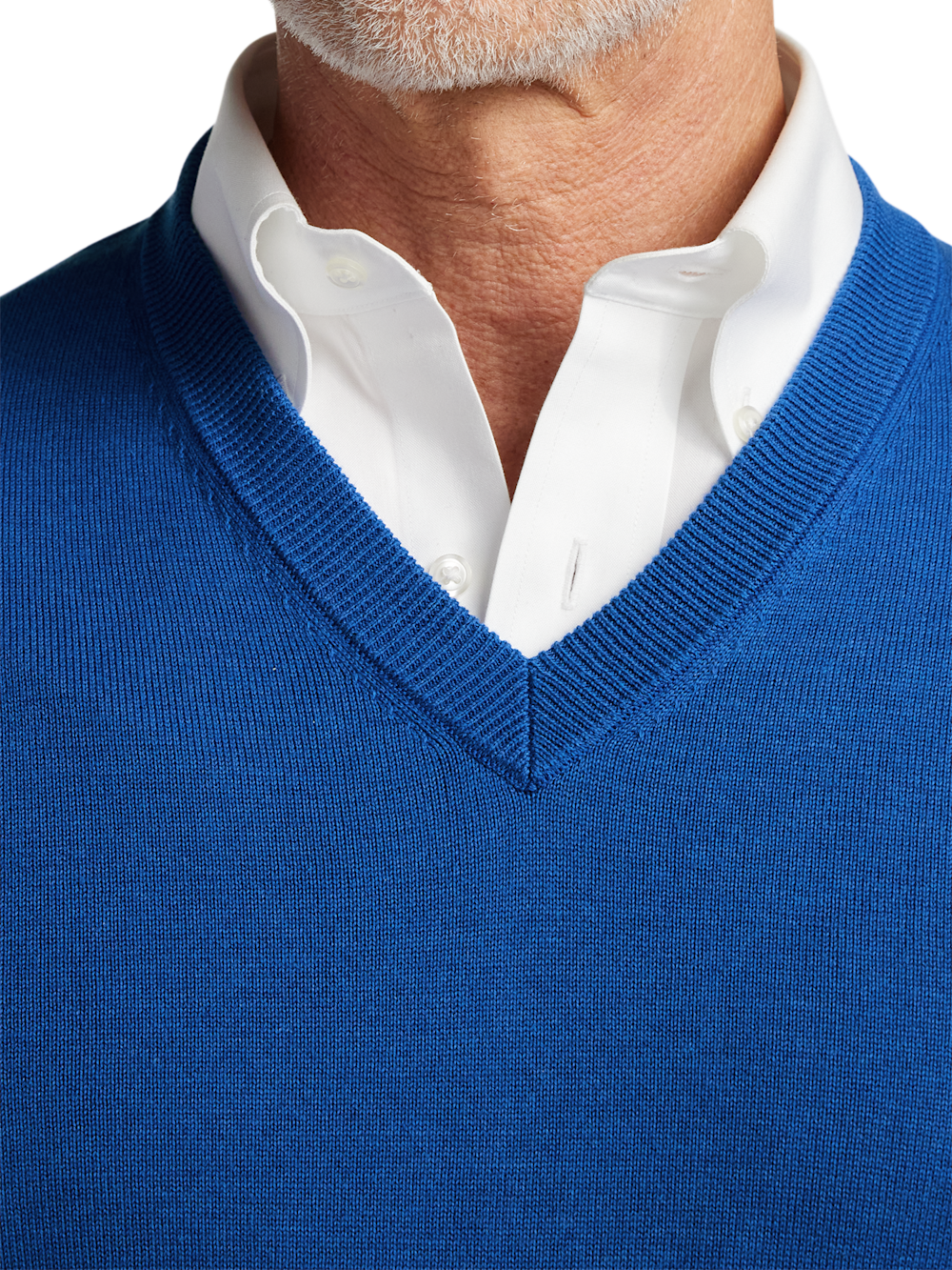 Alternate Image of Supima Cotton V-neck Sweater-2