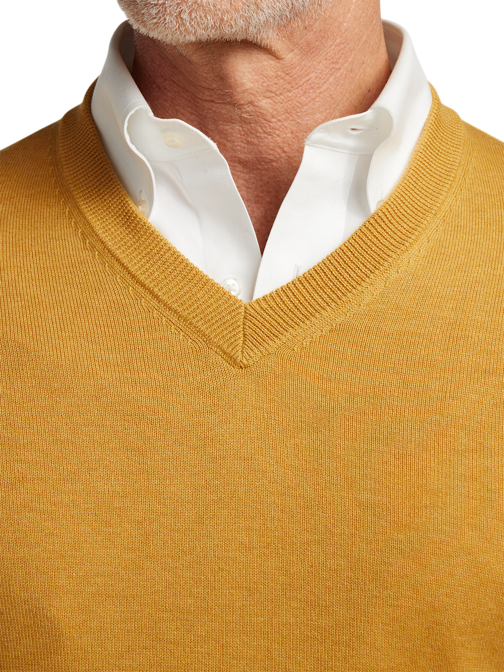 Alternate Image of Supima Cotton V-neck Sweater-2