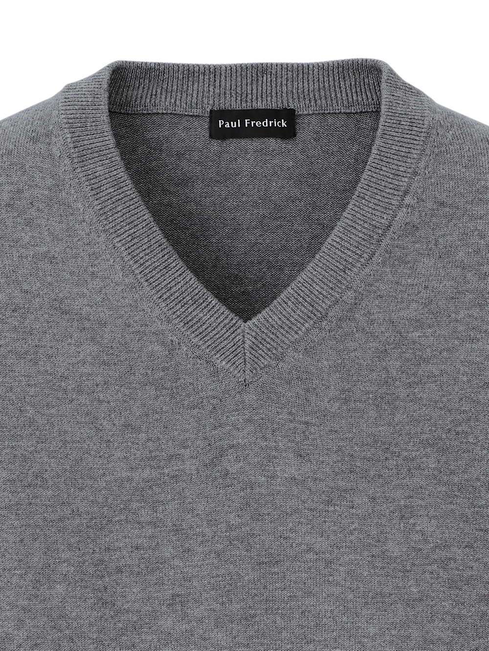 Alternate Image of Supima Cotton V-neck Sweater-5