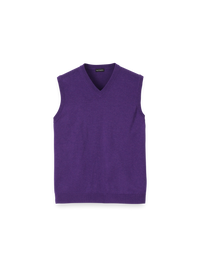 Supima Cotton Vest - Purple