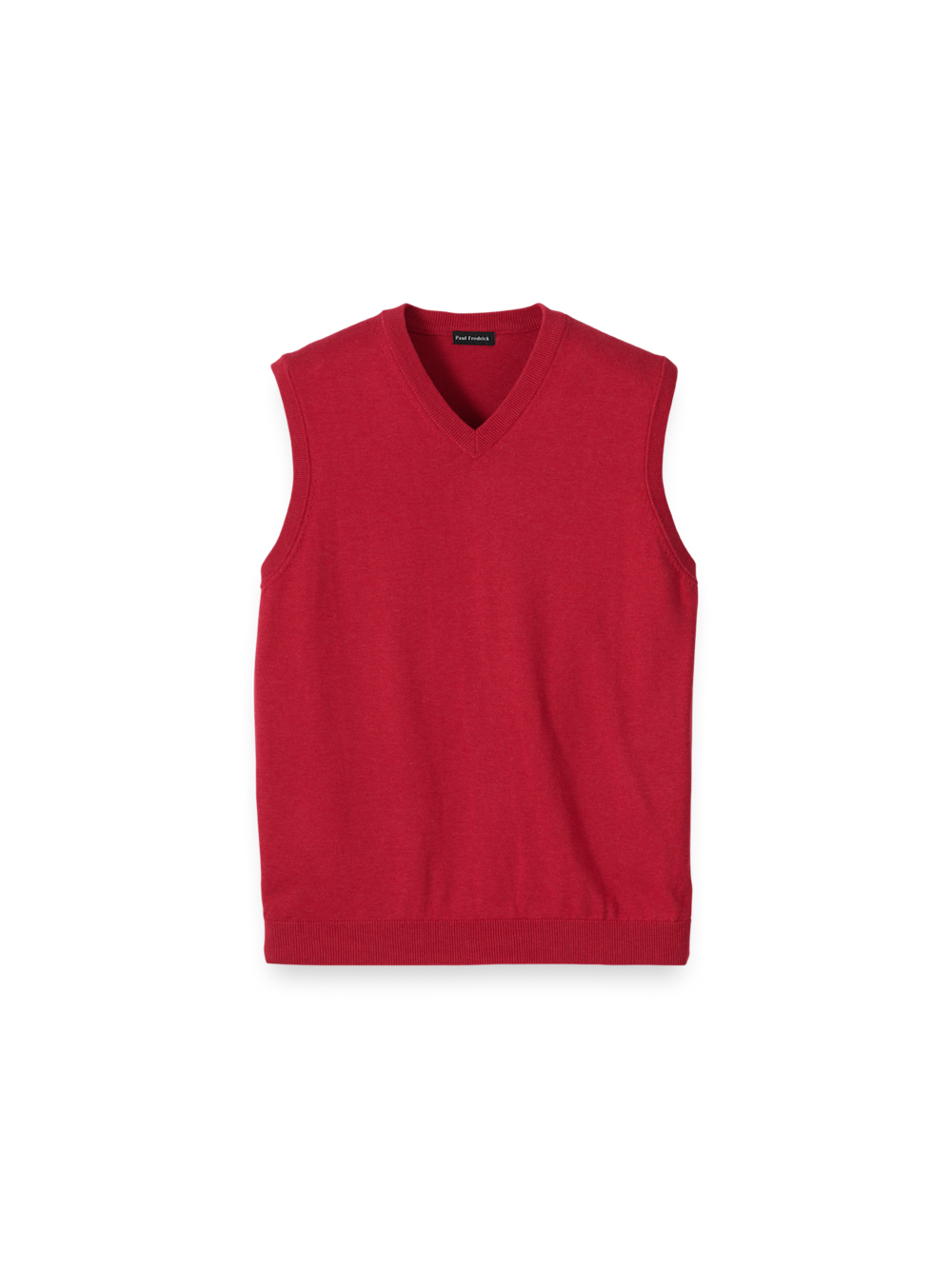 Product Image of Supima Cotton Vest-Red