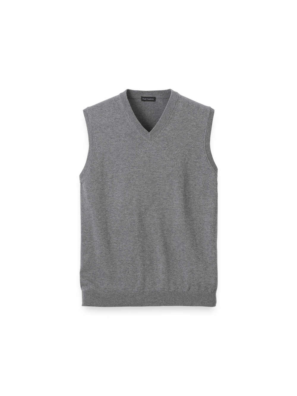 Product Image of Supima Cotton Vest-Medium Grey