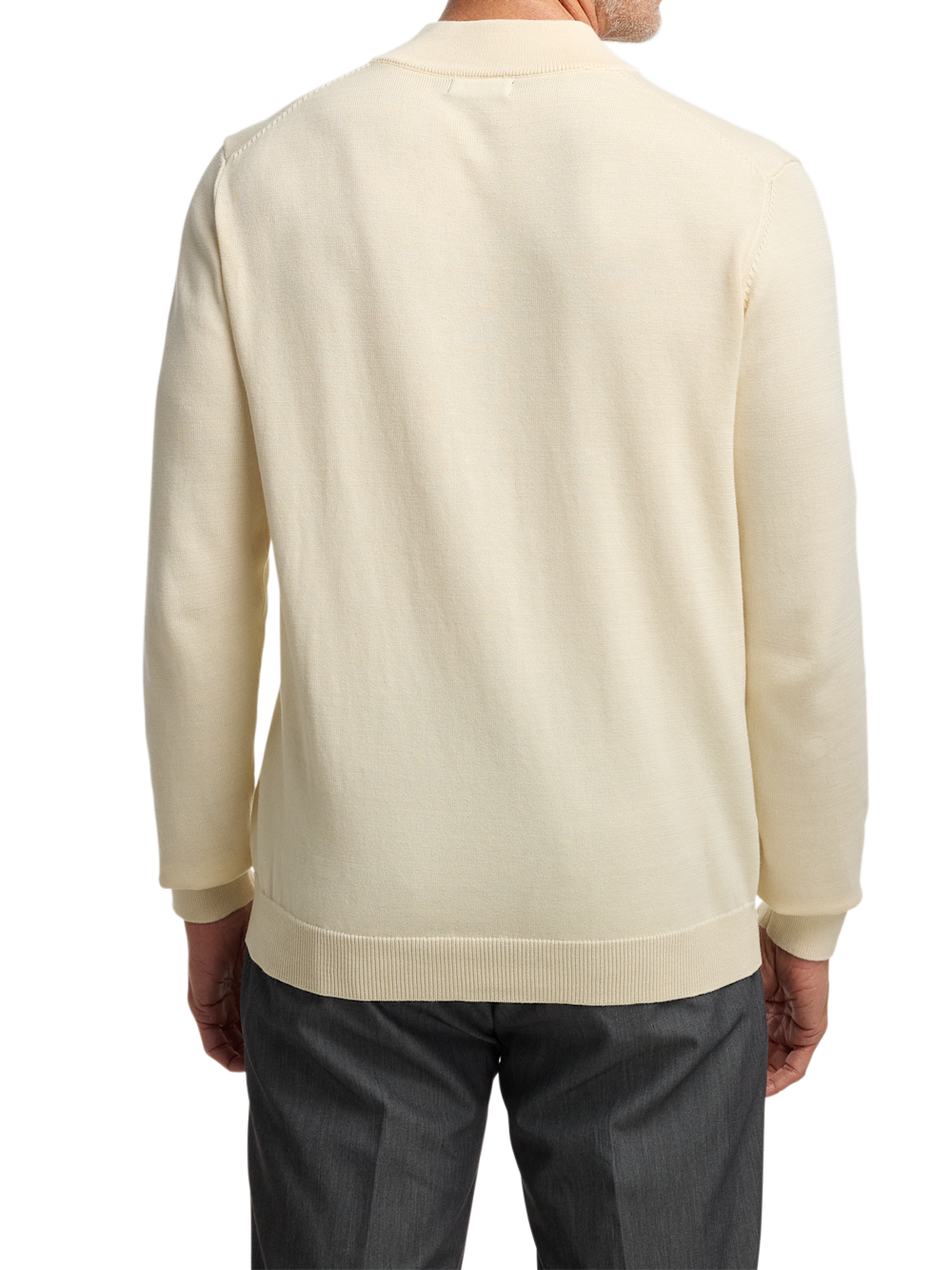 Alternate Image of Supima Cotton Four Button Mock Neck Sweater-4