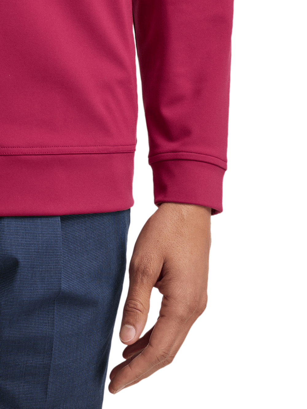 Alternate Image of Performance Blend Quarter Zip Mock Neck-3