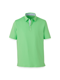 Performance Blend Three Button Polo - Lime