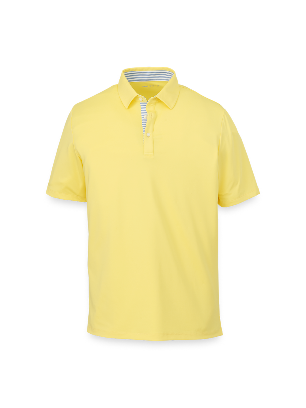 Product Image of Performance Blend Three Button Polo-Light Yellow