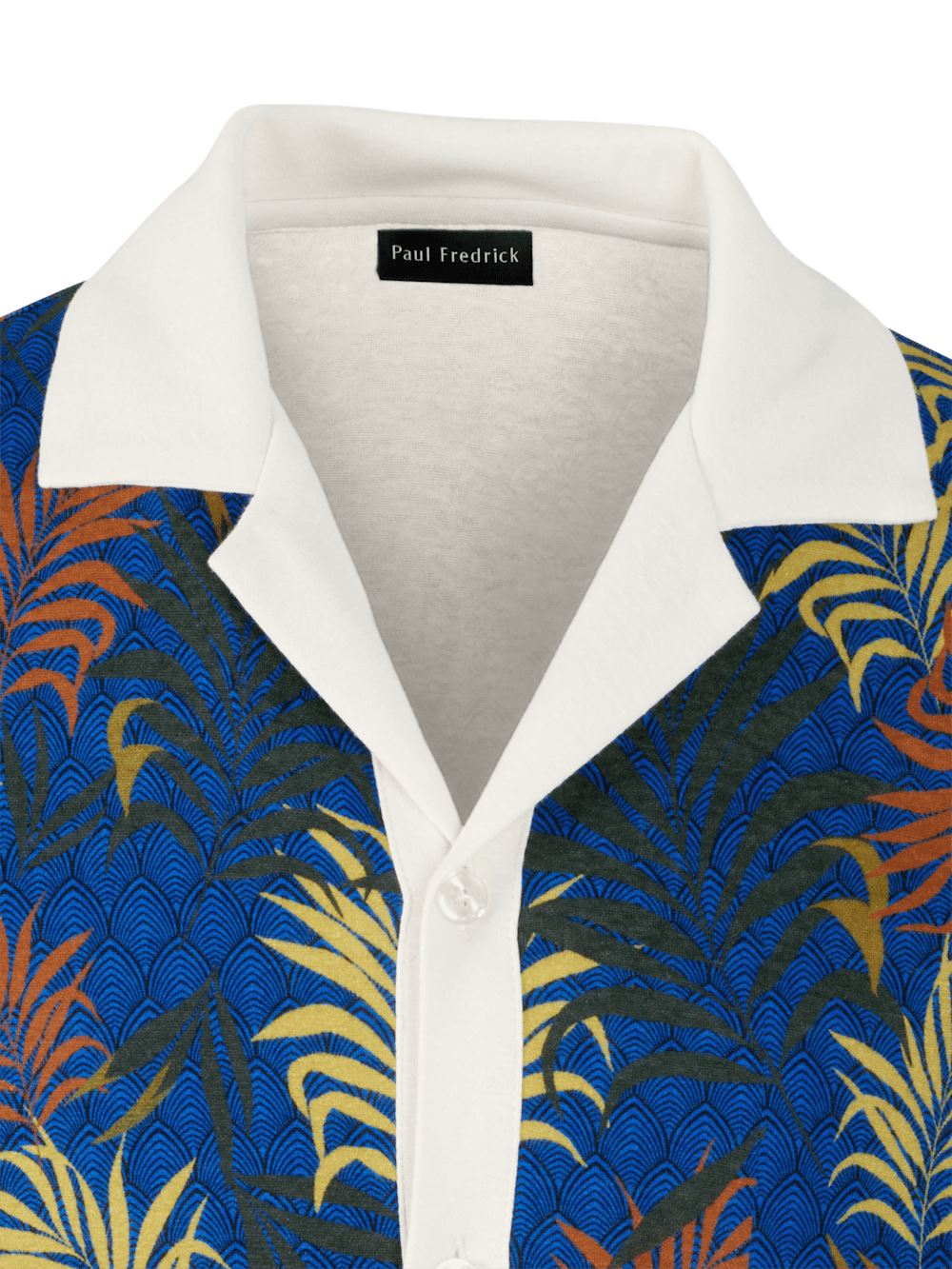 Alternate Image of Linen Blend Button Front Camp Collar-5