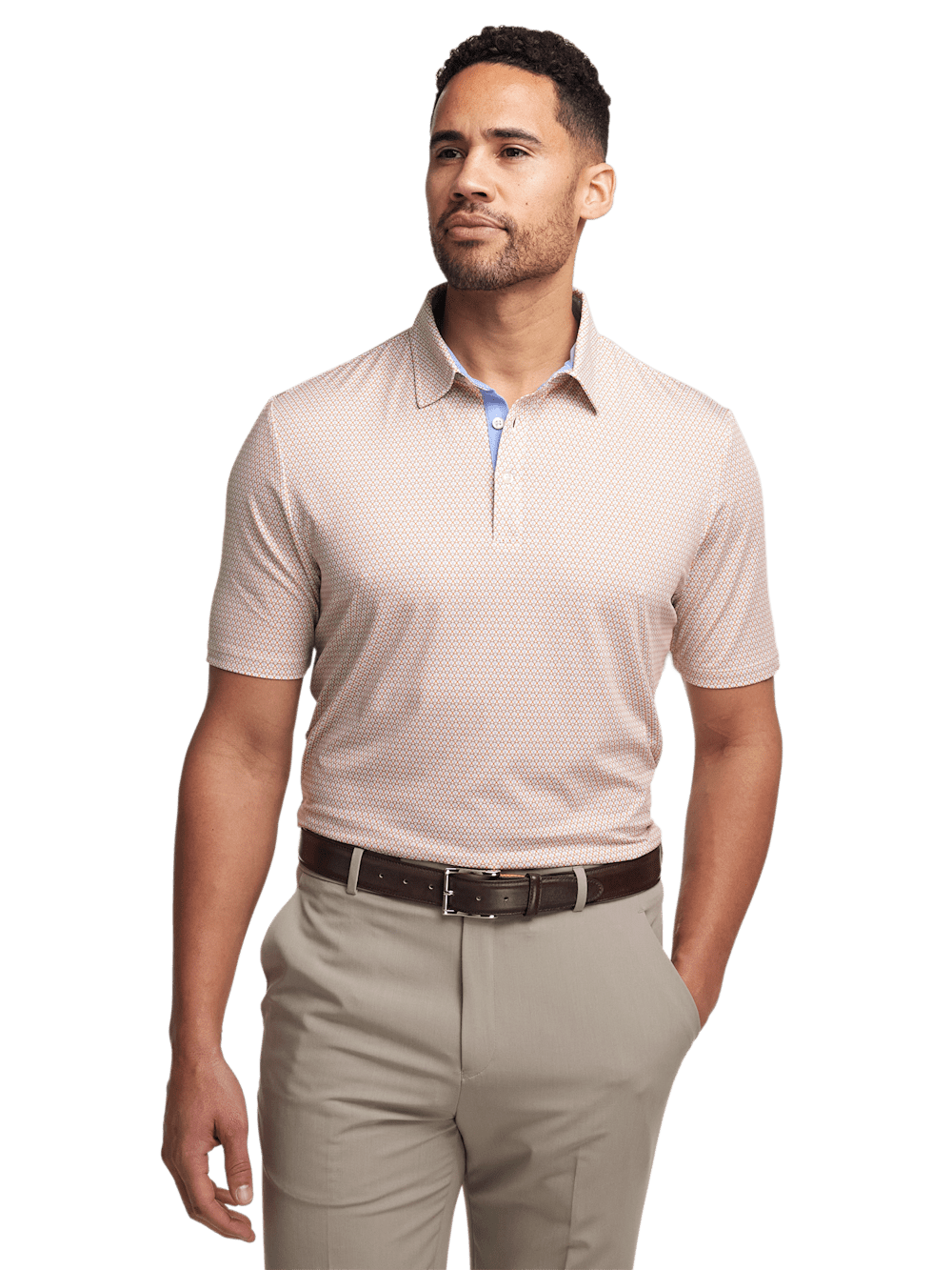 Alternate Image of Performance Blend Three Button Polo-4