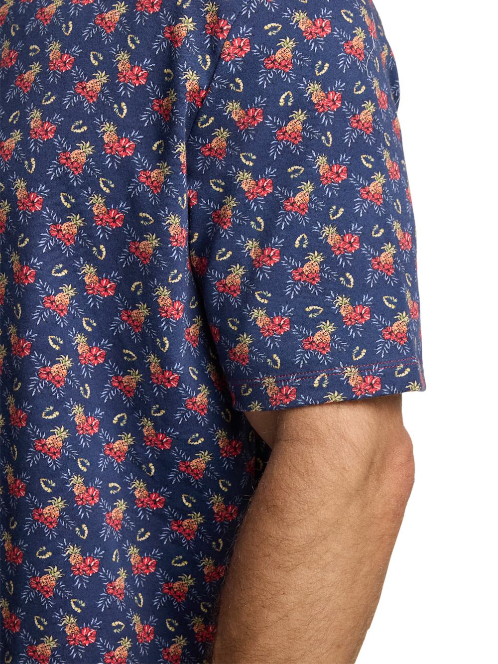 Alternate Image of Cotton Full Button Front Polo-3