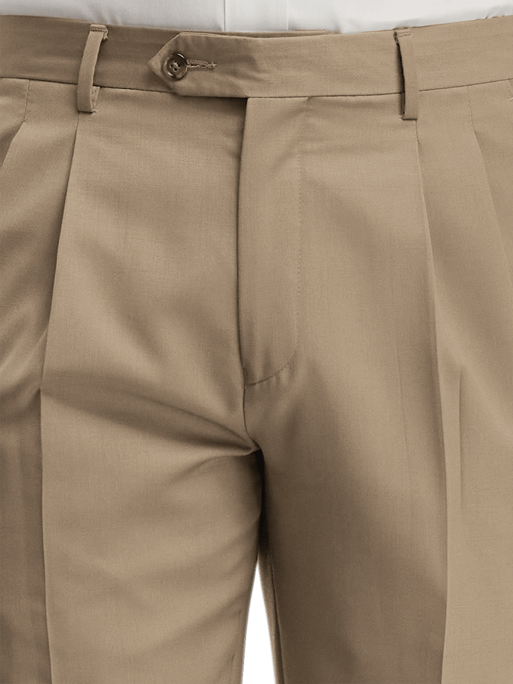 Alternate Image of Wool Gabardine Pants-2#model_pleated front