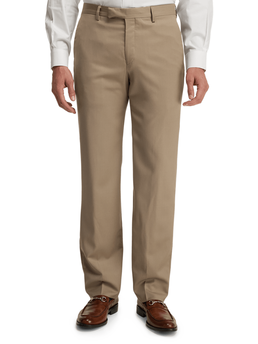Alternate Image of Wool Gabardine Pants-1#model_flat front