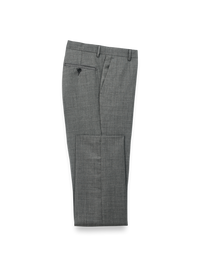 Wool Sharkskin Pants - Charcoal