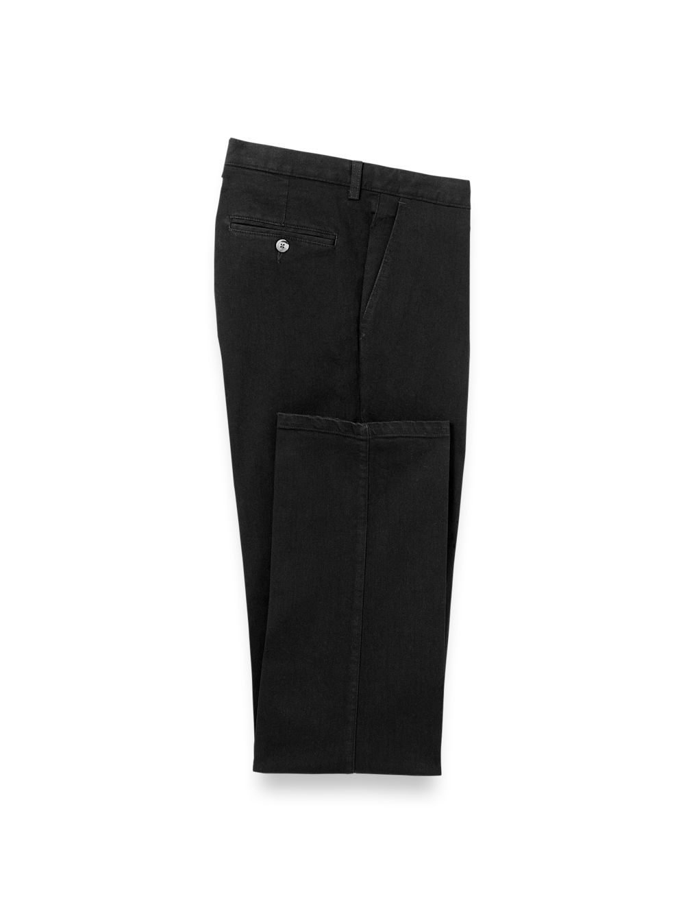 Product Image of Denim Pants-Black#model_flat front