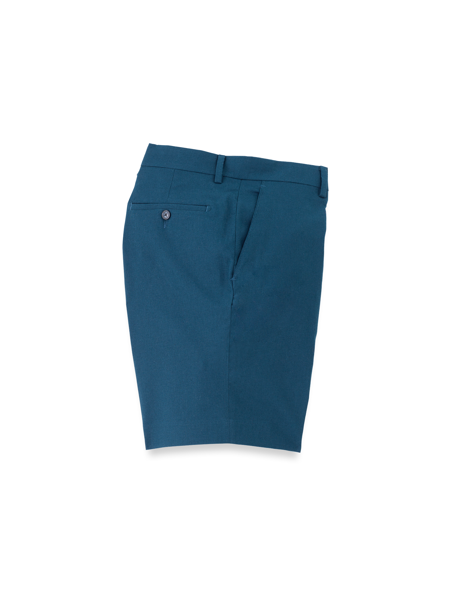 Product Image of Linen / Cotton Shorts-Navy#model_flat front