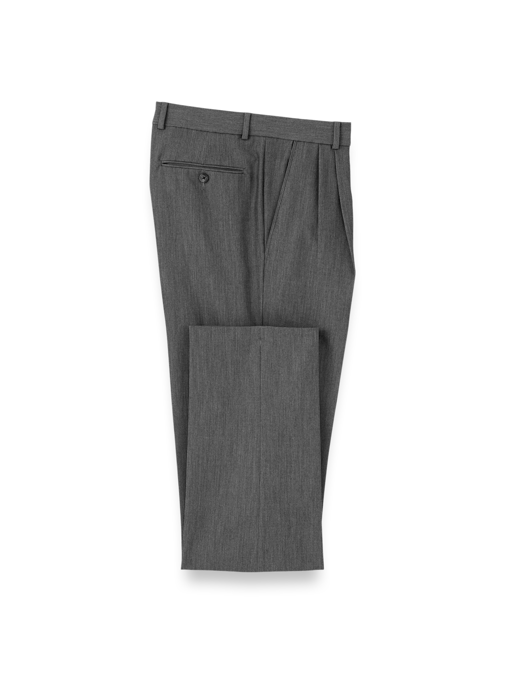 Product Image of Comfort Stretch Travel Pants-Grey#model_pleated front