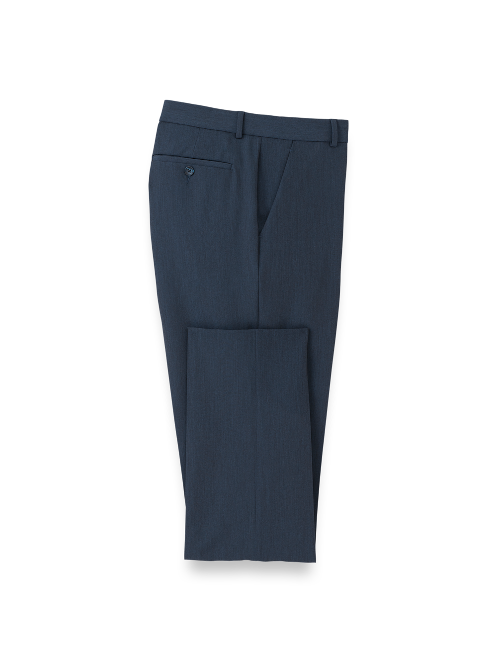 Product Image of Comfort Stretch Travel Pants-Blue#model_flat front