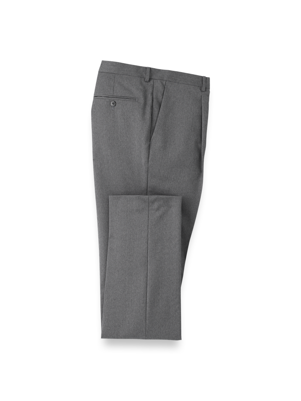 Product Image of Wool Single Pleat Pants-Grey