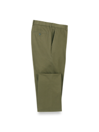 Non-Iron Cotton Stretch Twill Pant - Olive