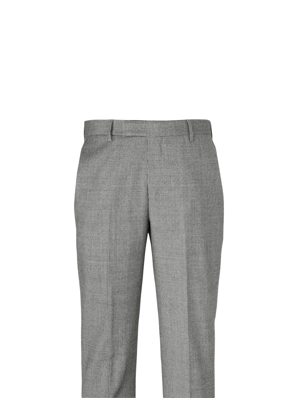 Alternate Image of Wool Flannel Houndstooth Pants-1#model_flat front
