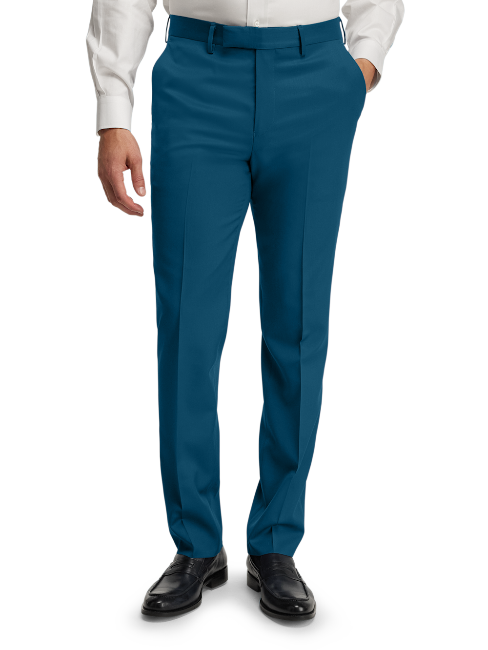 Alternate Image of Wool Gabardine Pants-2#model_flat front