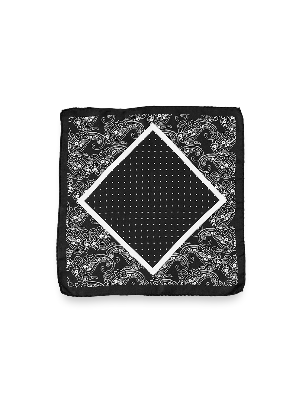 Alternate Image of Paisley Silk Pocket Square-1