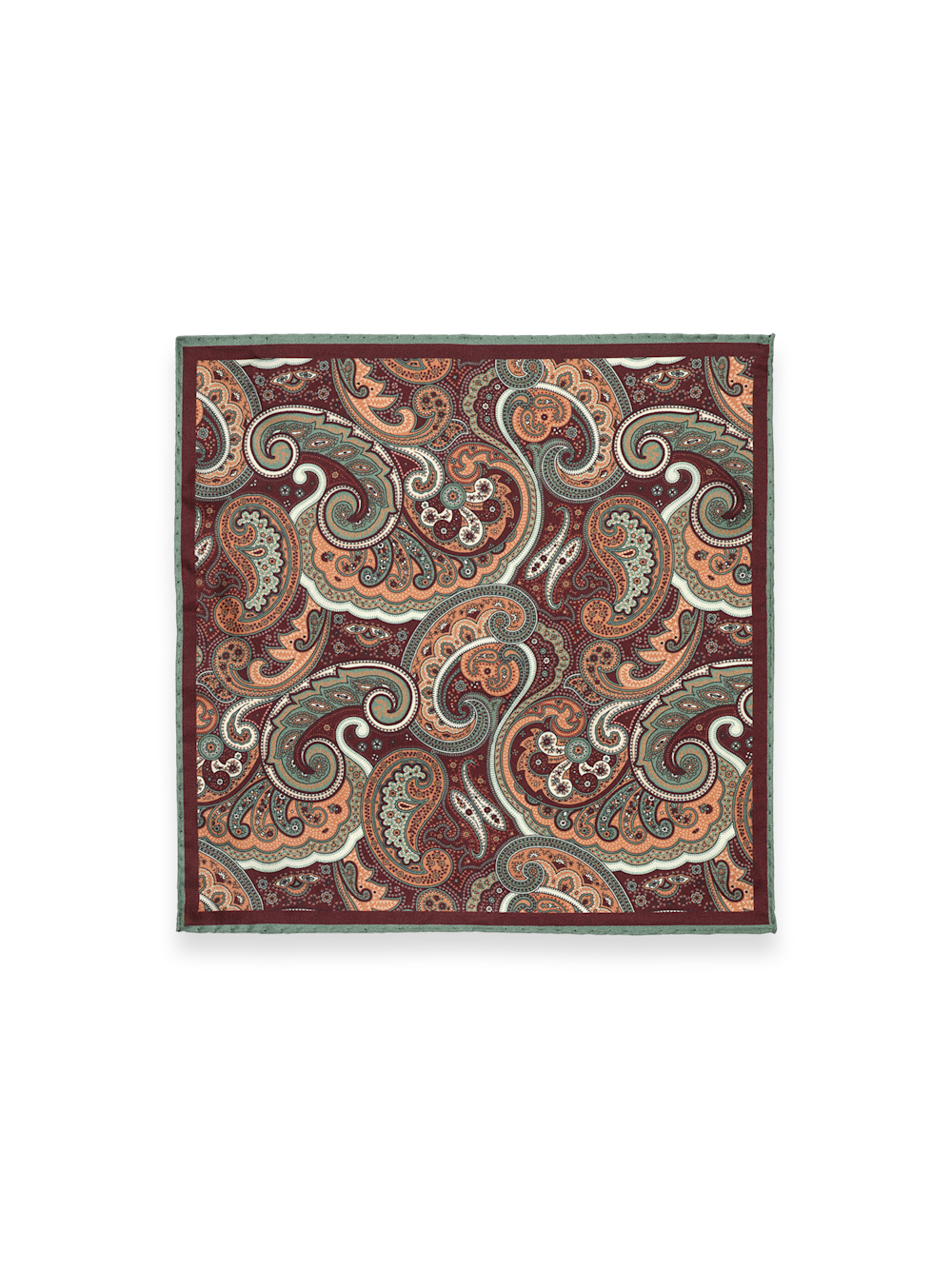 Alternate Image of Paisley Silk Pocket Square-1