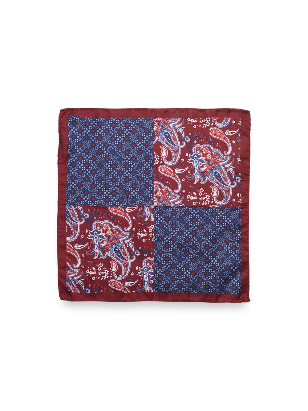 Alternate Image of Paisley Silk Pocket Square-1