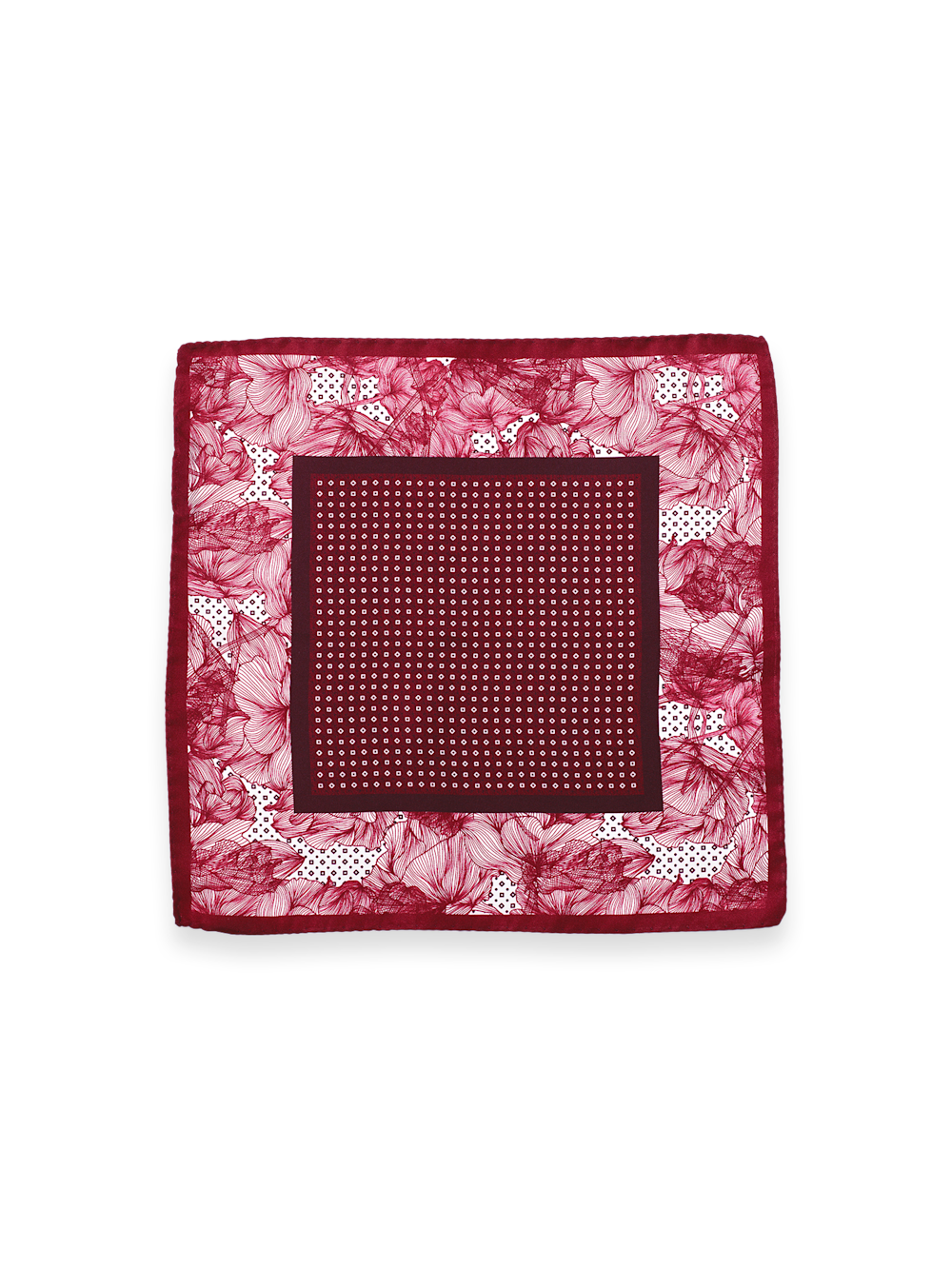 Alternate Image of Floral Silk Pocket Square-1