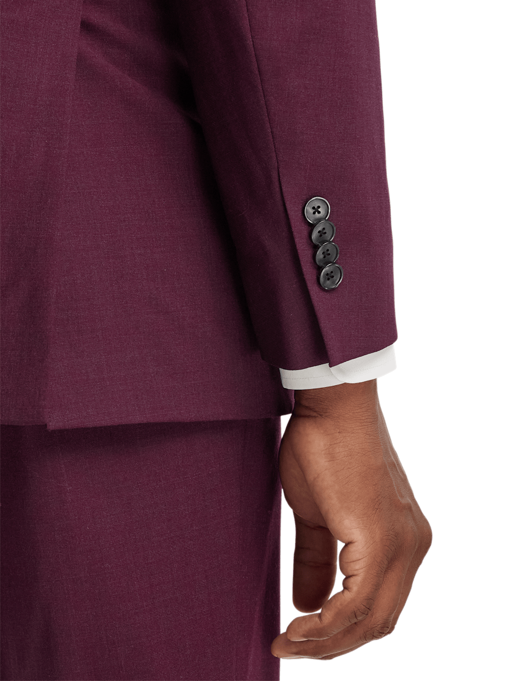 Alternate Image of Wool Stretch Bengaline Peak Lapel Suit Jacket-2