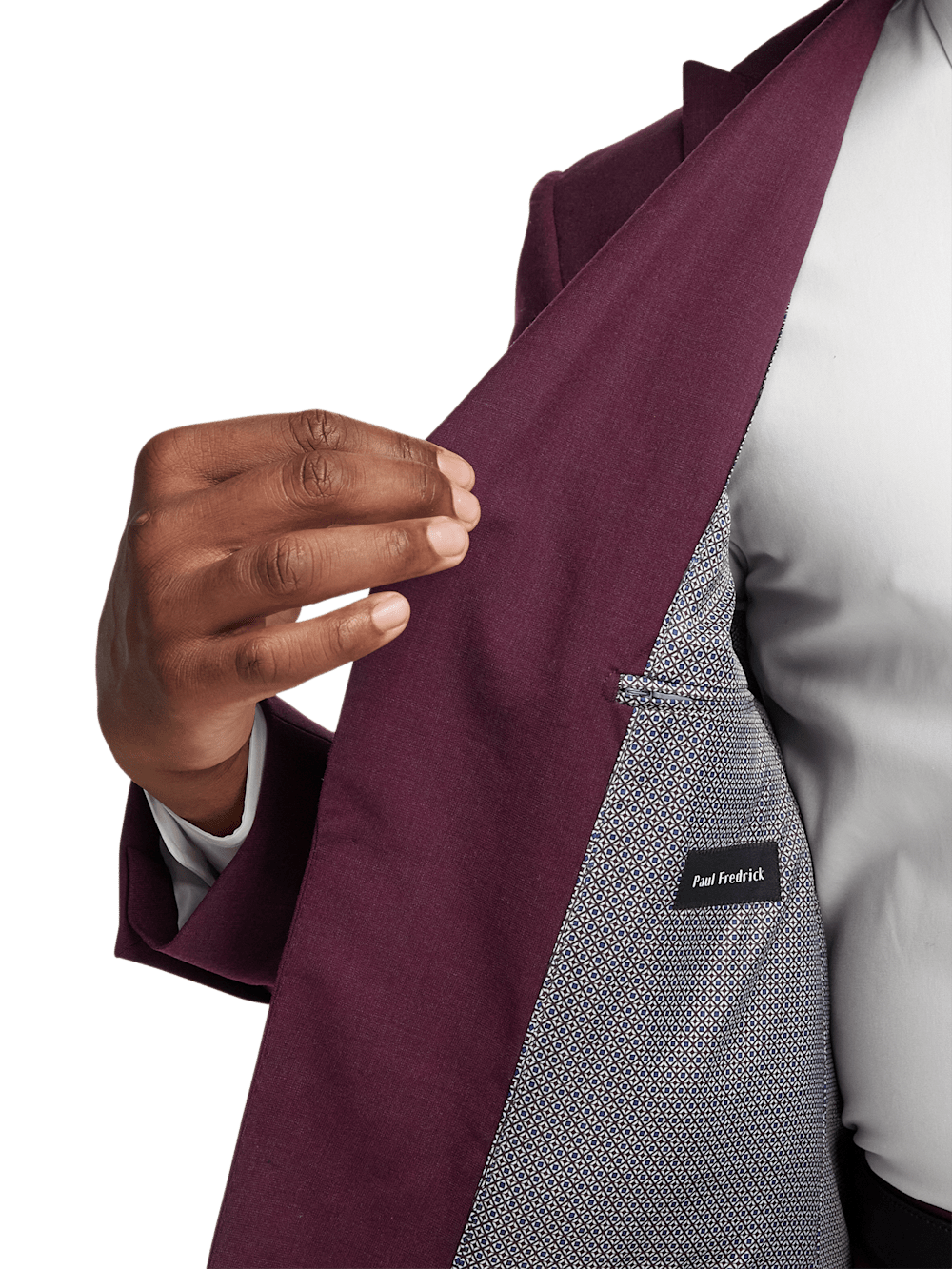 Alternate Image of Wool Stretch Bengaline Peak Lapel Suit Jacket-3