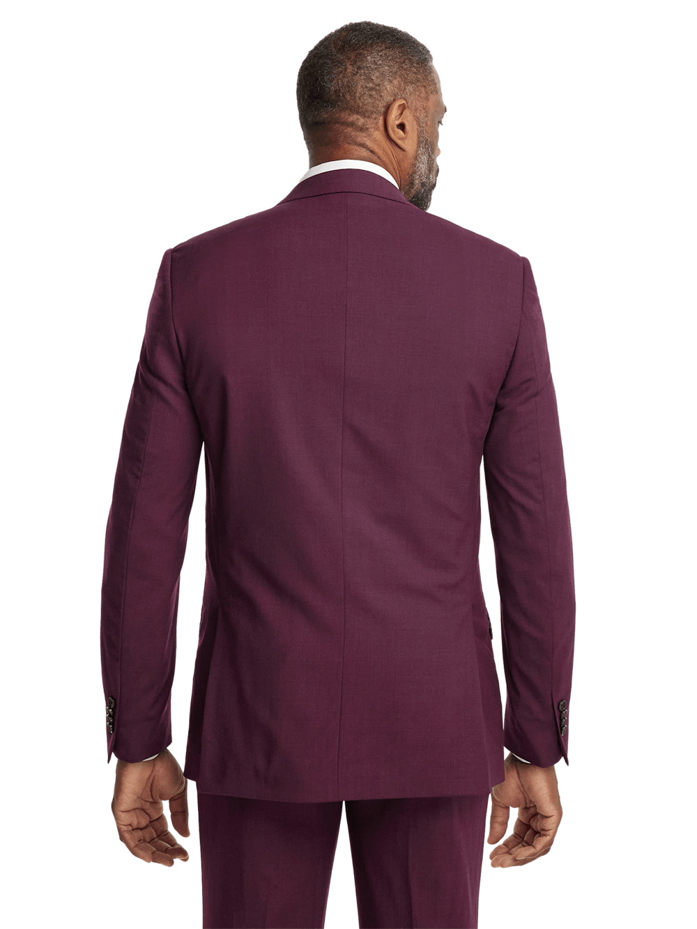 Alternate Image of Wool Stretch Bengaline Peak Lapel Suit Jacket-6