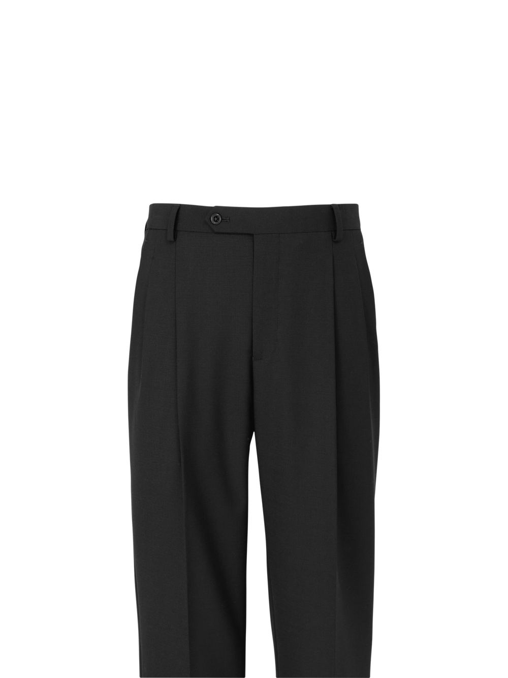 Alternate Image of Wool Stretch Bengaline Suit Pants-1#model_pleated front