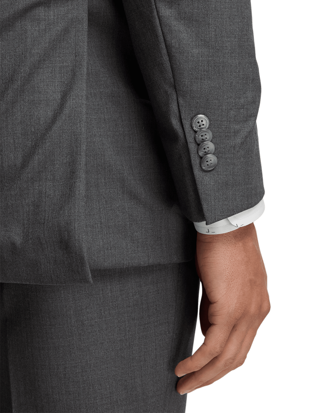 Alternate Image of Wool Stretch Bengaline Peak Lapel Suit Jacket-2