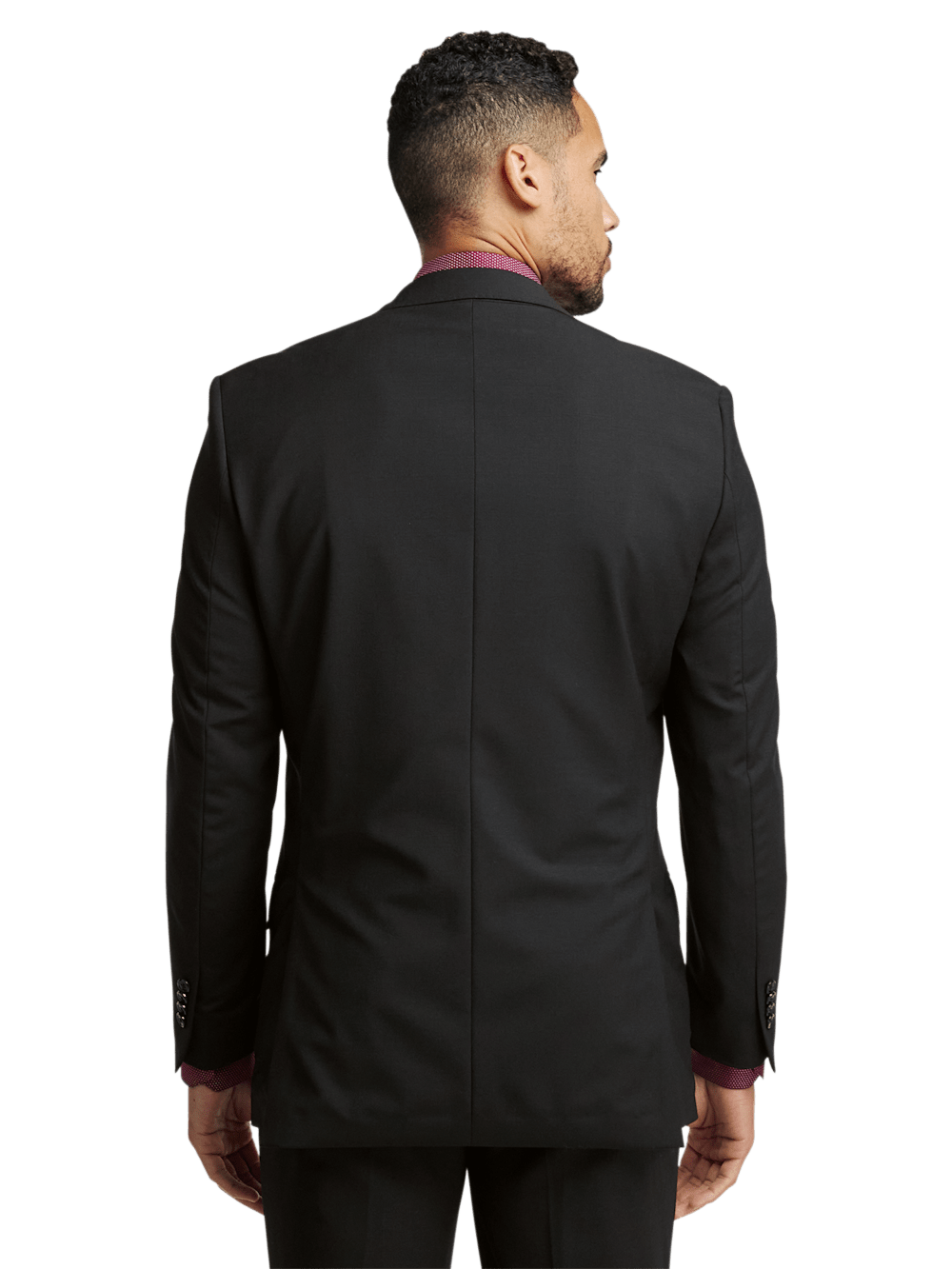 Alternate Image of Wool Stretch Bengaline Peak Lapel Suit Jacket-6