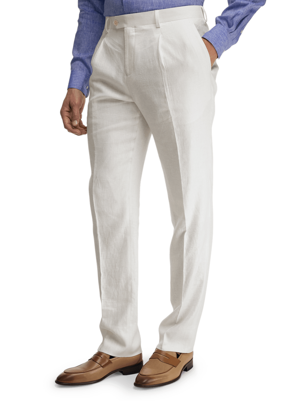 Alternate Image of Linen Blend Single Pleat Suit Pants-3