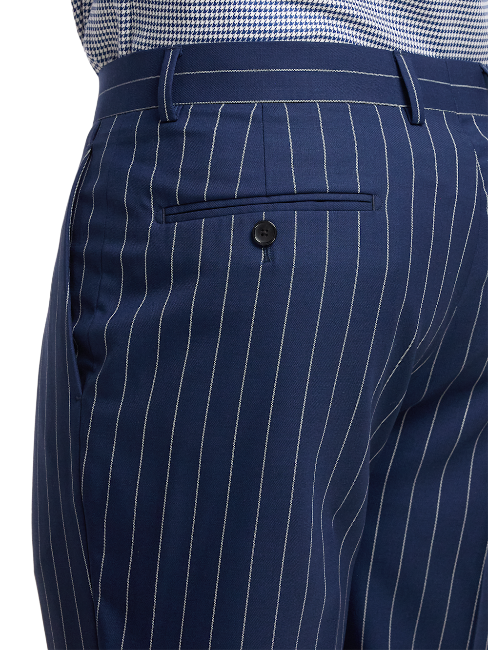 Alternate Image of Wool Stretch Stripe Single Pleat Suit Pants-5
