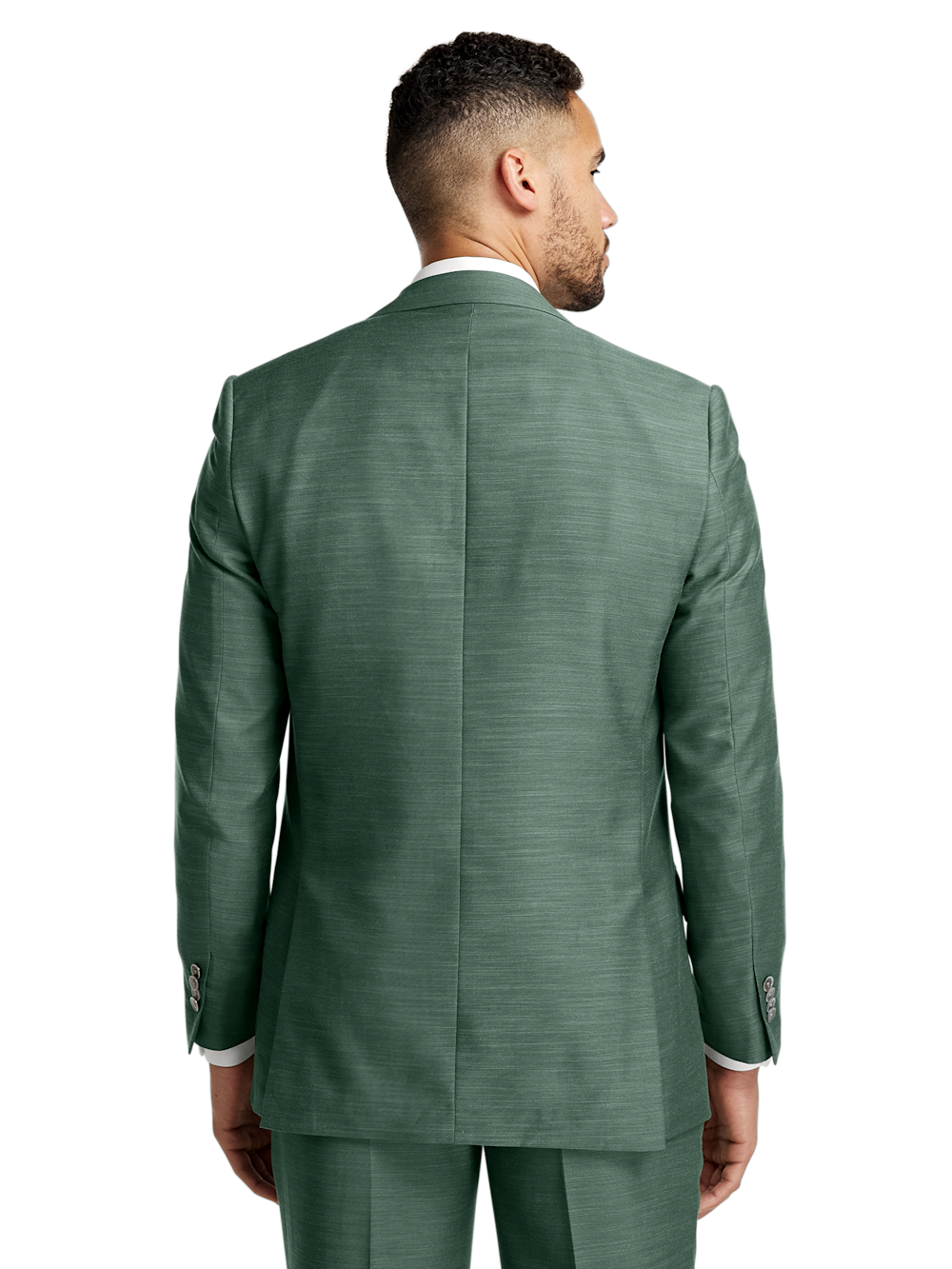 Alternate Image of Performance Blend Double Breasted Peak Lapel Suit Jacket-6