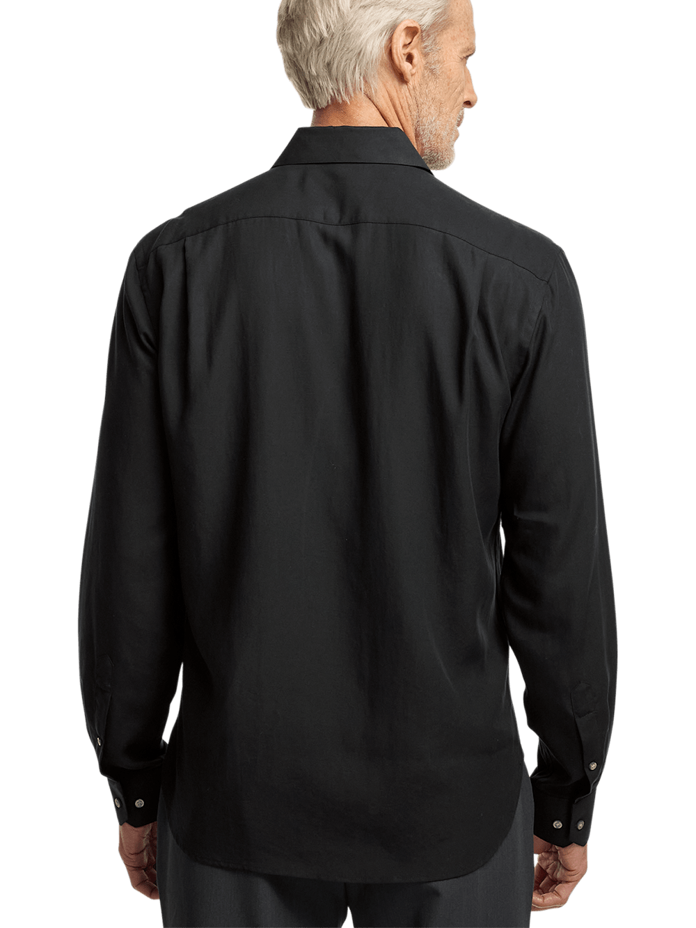 Alternate Image of Lyocell Solid Casual Shirt-4