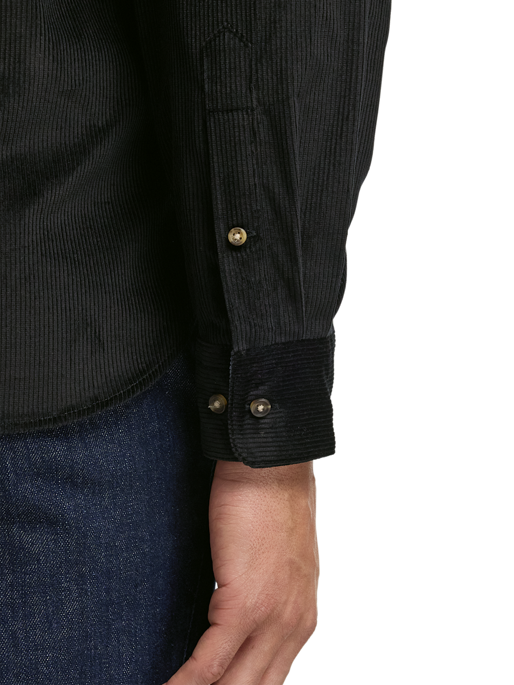 Alternate Image of Cotton Corduroy Casual Shirt-3