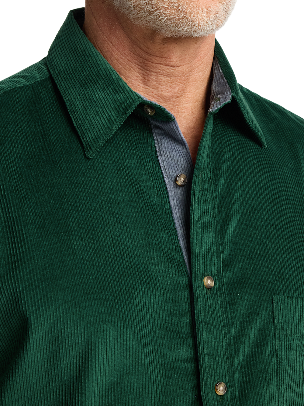 Alternate Image of Cotton Corduroy Casual Shirt-2