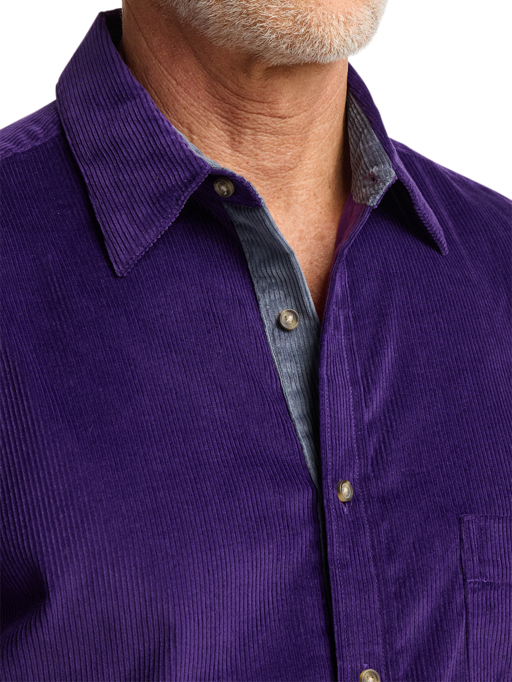 Alternate Image of Cotton Corduroy Casual Shirt-2