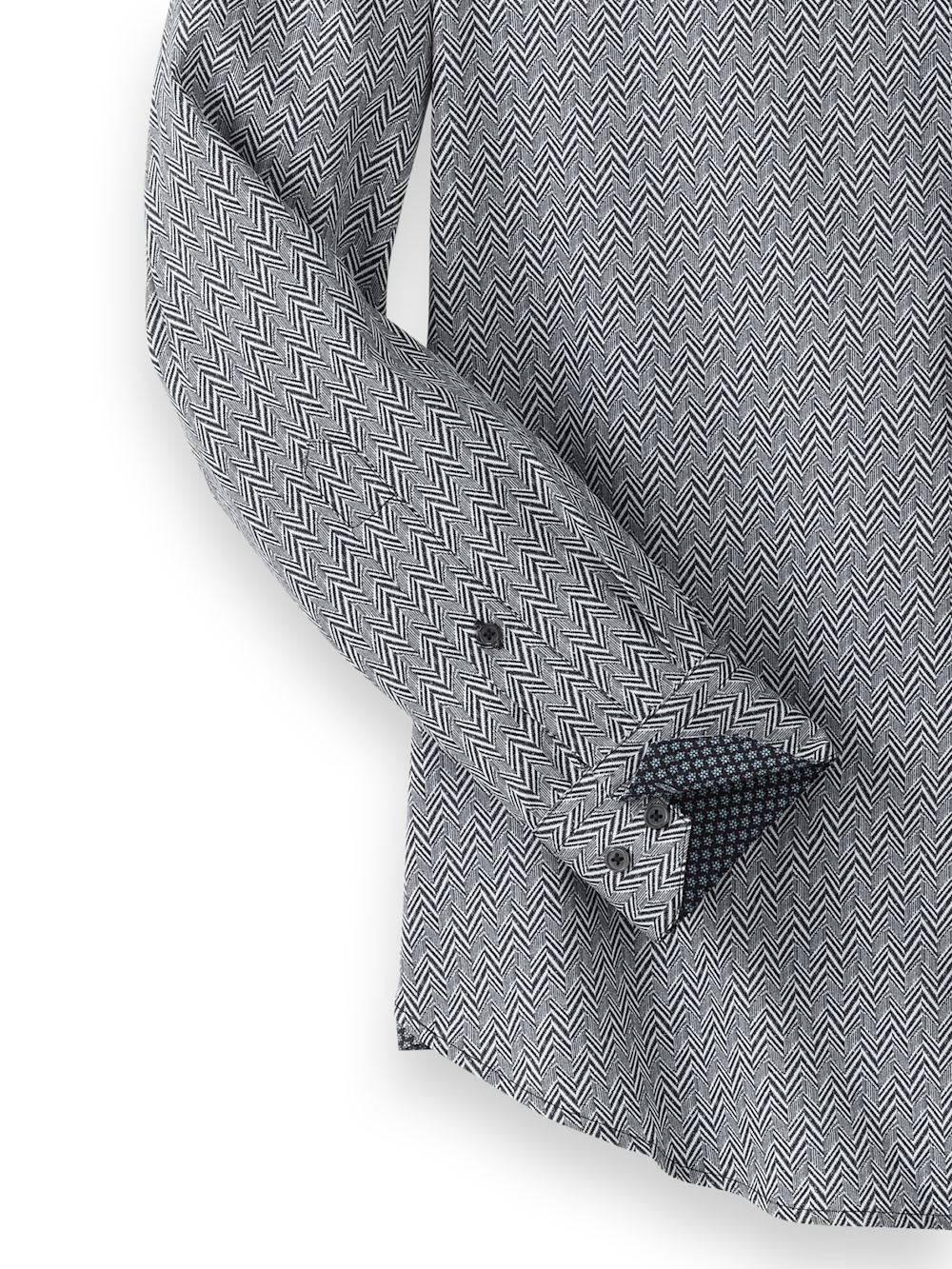 Alternate Image of Performance Stretch Chevron Casual Shirt-6