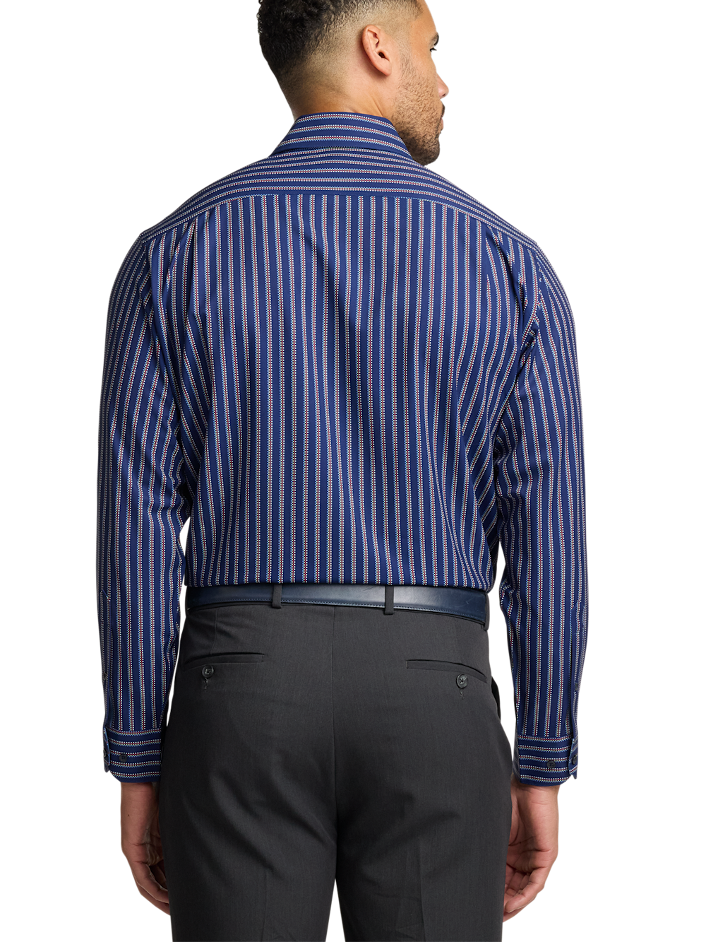 Alternate Image of Performance Stretch Stripe Casual Shirt-4