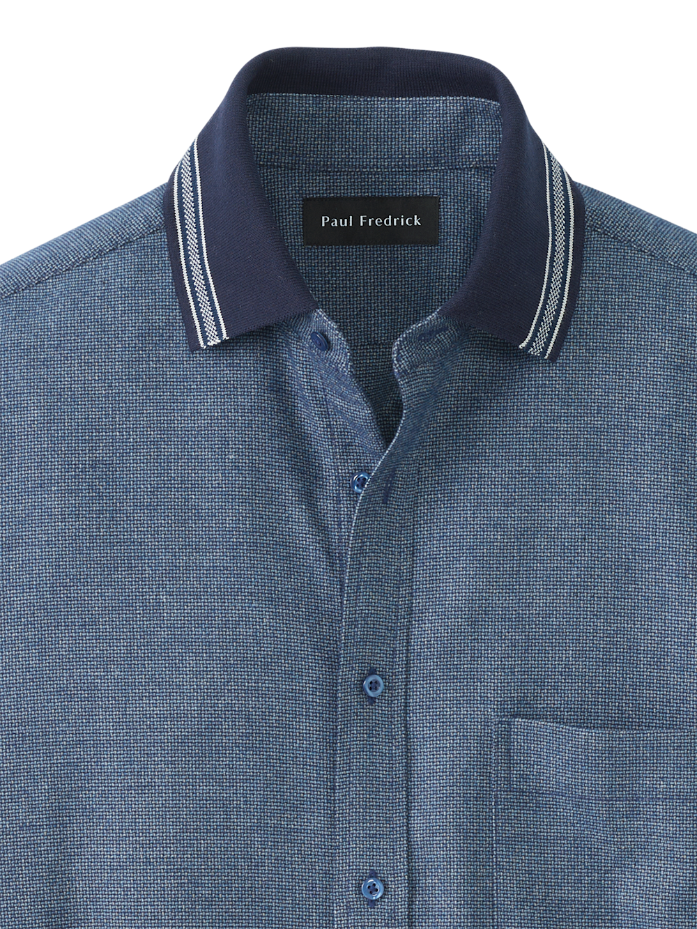 Alternate Image of Polyester Blend Solid Casual Shirt-5