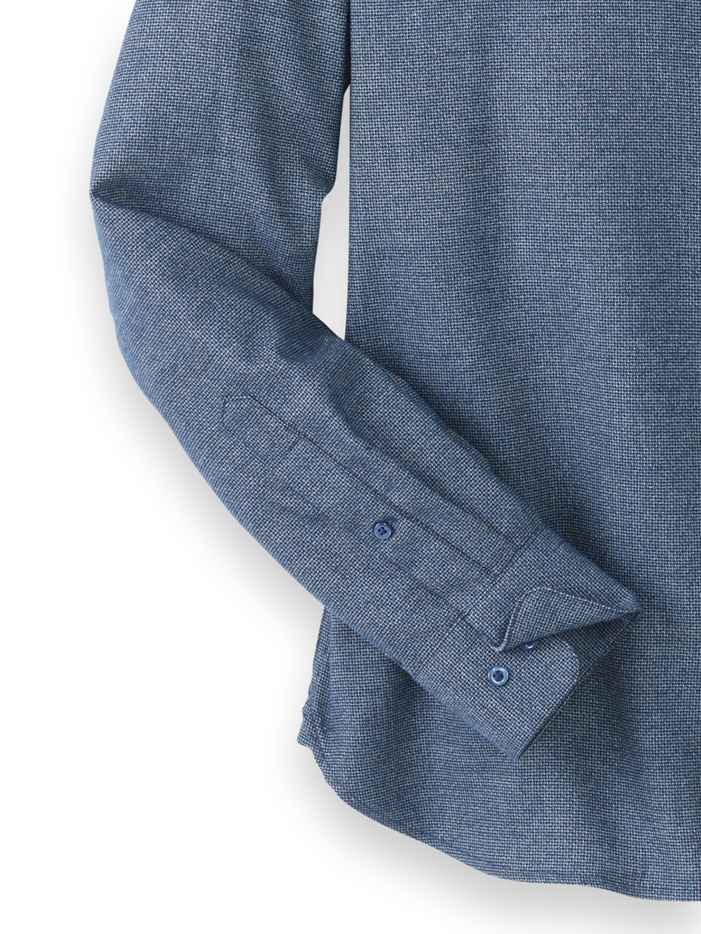 Alternate Image of Polyester Blend Solid Casual Shirt-6