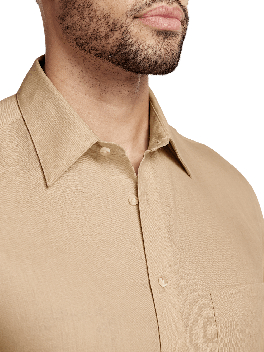 Alternate Image of Linen Solid Casual Shirt-2