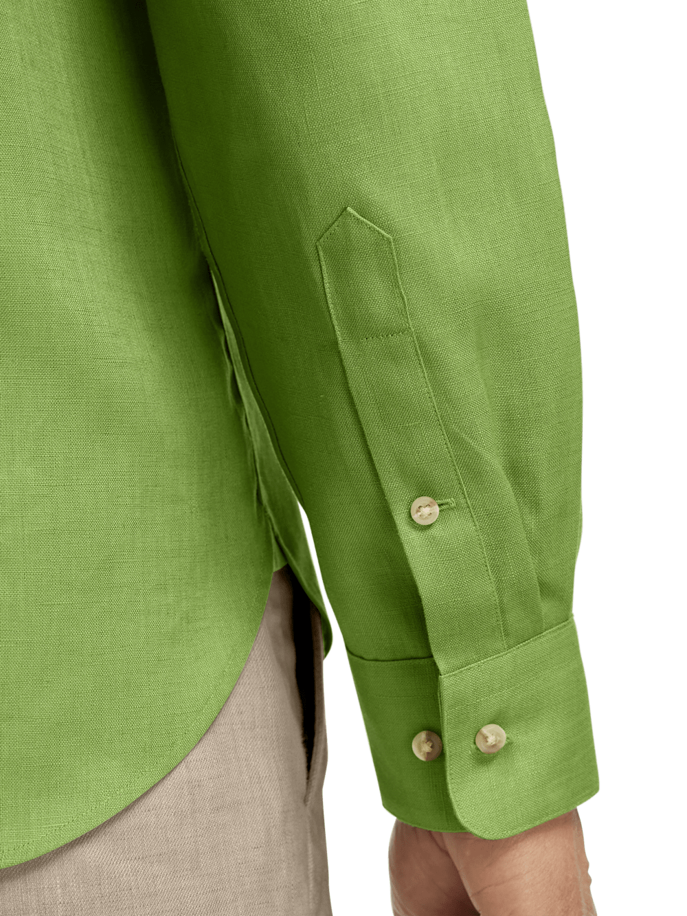 Alternate Image of Linen Solid Casual Shirt-3