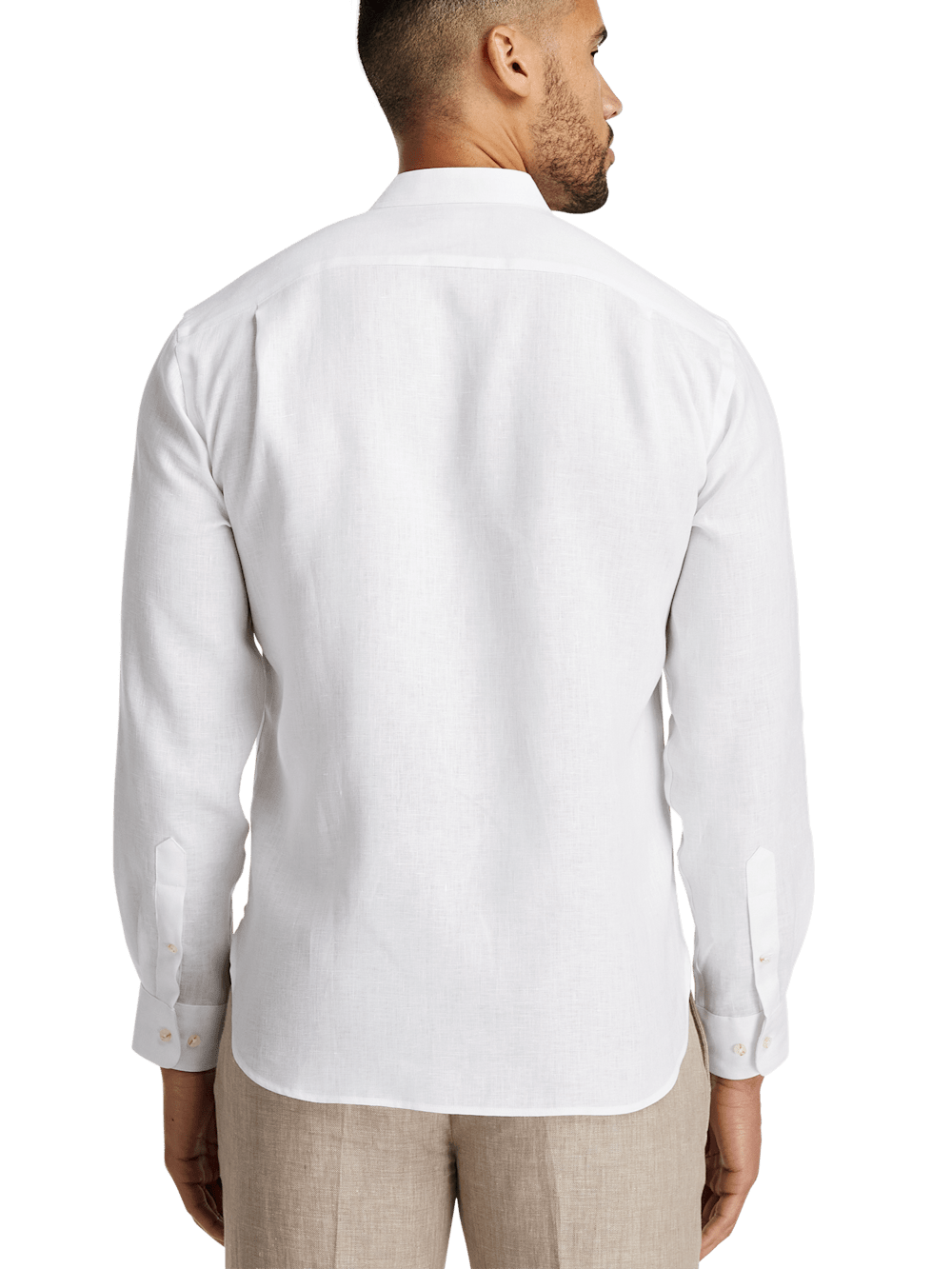 Alternate Image of Linen Solid Casual Shirt-4